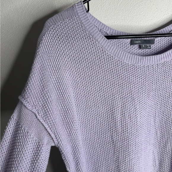Vince Purple Knit Pull Over Sweater - Picture 3 of 6